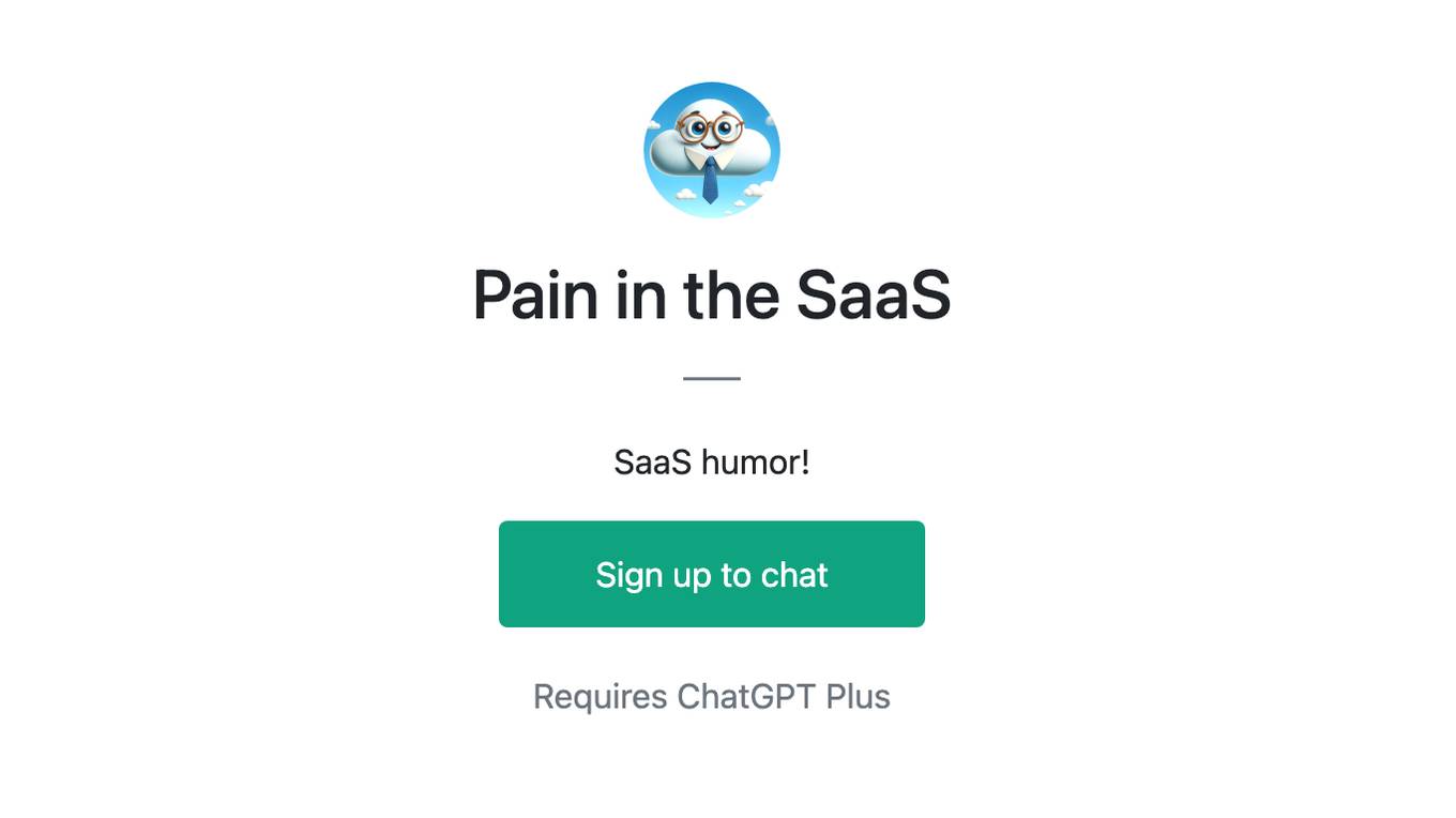 Pain in the SaaS Screenshot