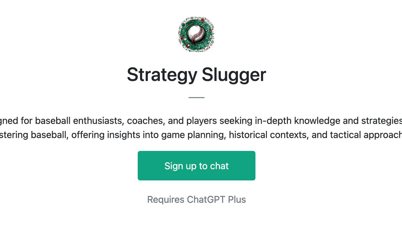 Strategy Slugger Screenshot