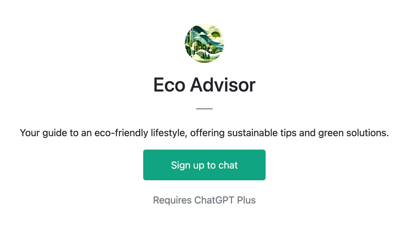 Eco Advisor Screenshot