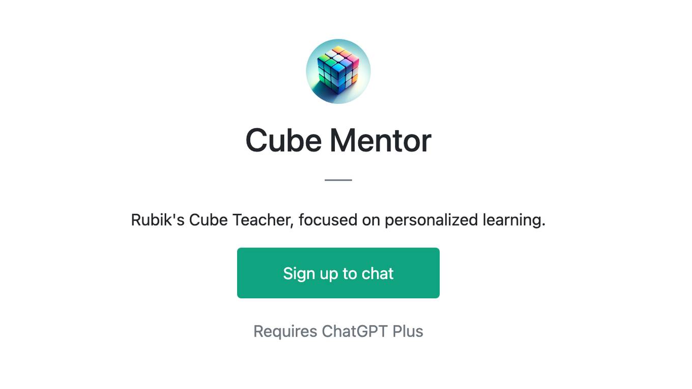 Cube Mentor Screenshot