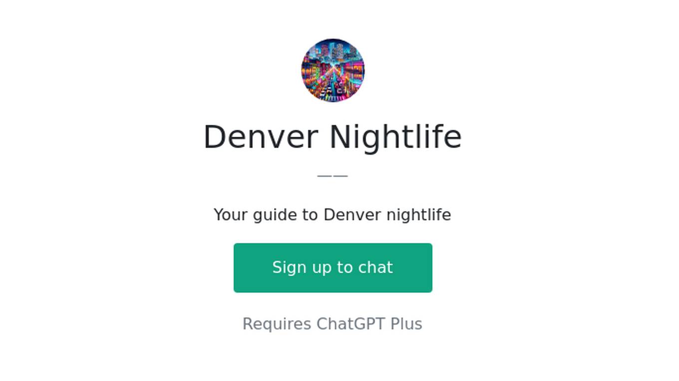 Denver Nightlife Screenshot