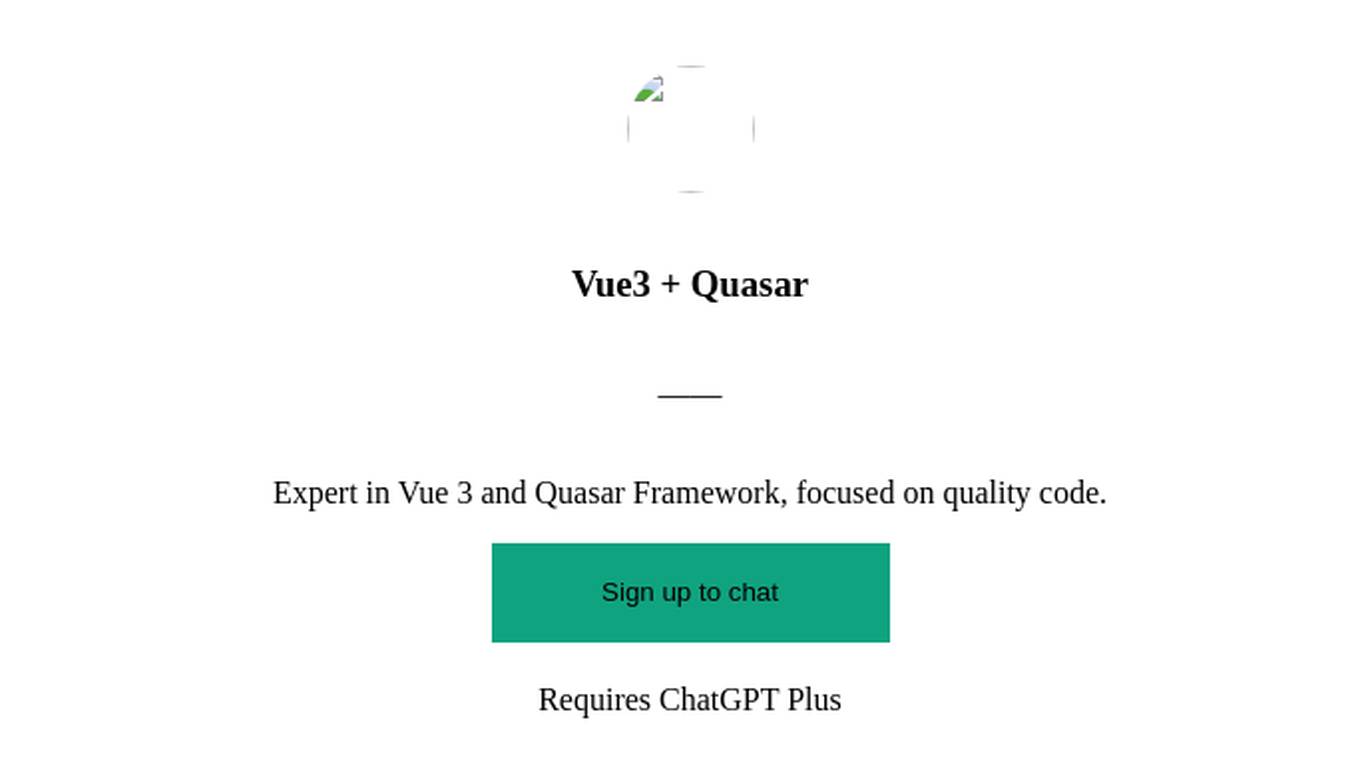 Vue3 + Quasar Screenshot