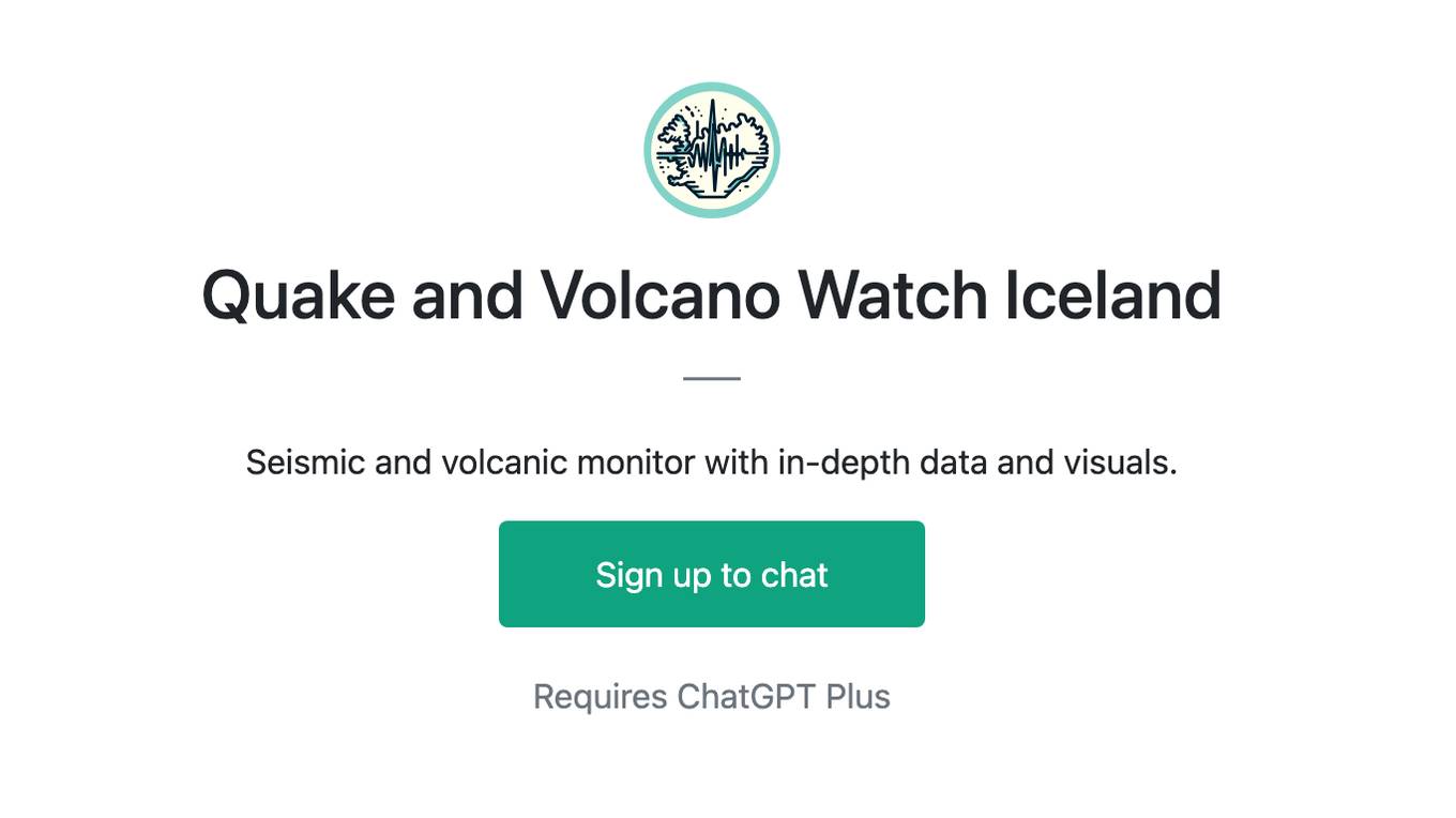 Quake and Volcano Watch Iceland Screenshot