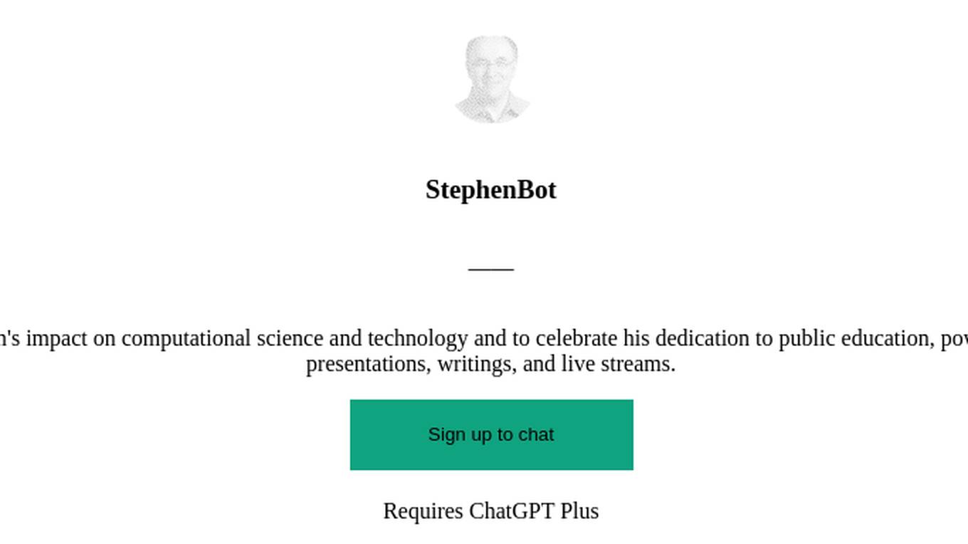 StephenBot Screenshot