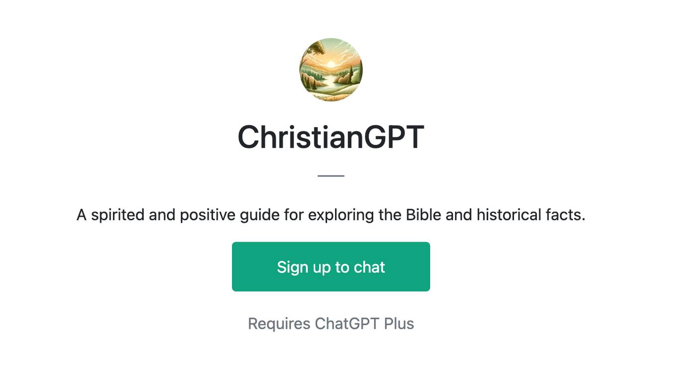 ChristianGPT Screenshot