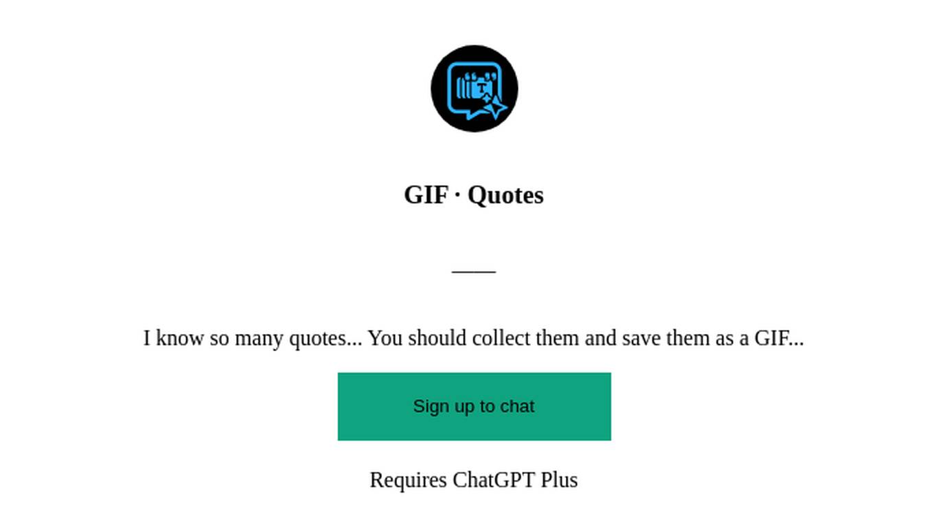 GIF · Quotes Screenshot