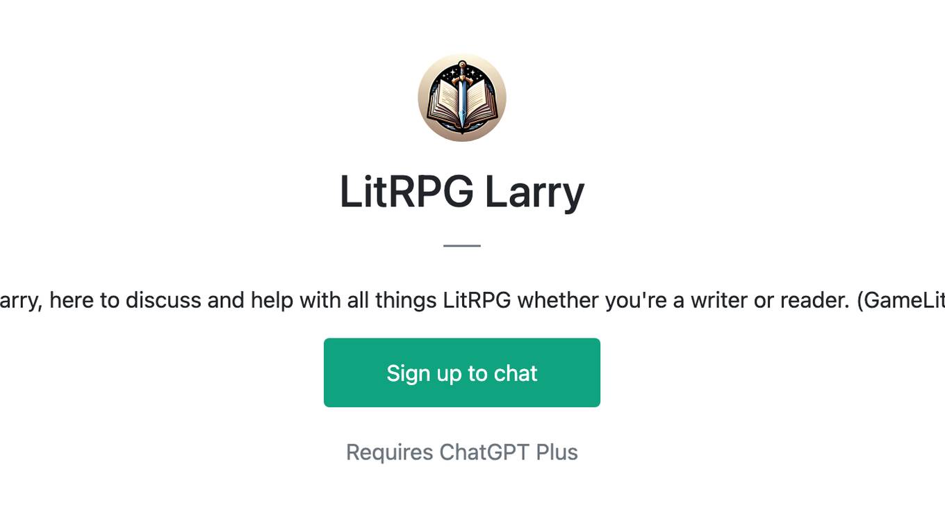 LitRPG Larry Screenshot