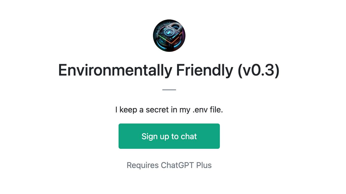 Environmentally Friendly (v0.3) Screenshot