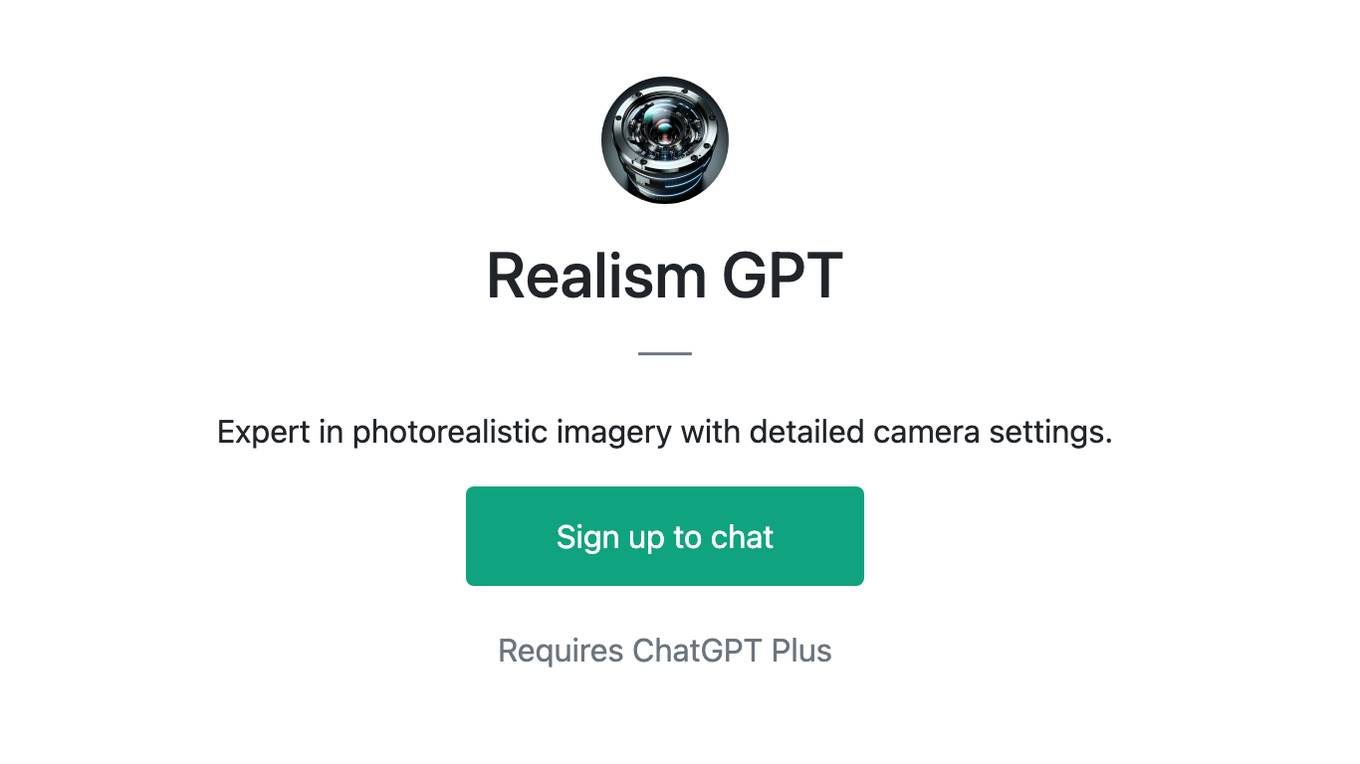 Realism GPT Screenshot