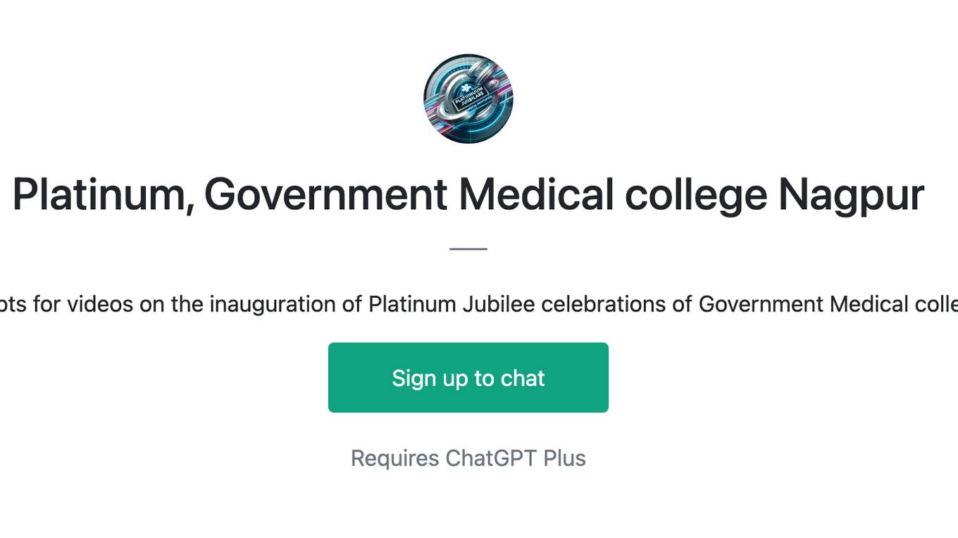 Platinum, Government Medical college Nagpur Screenshot