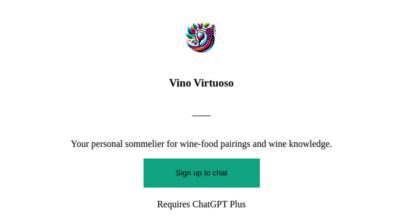 Vino Virtuoso Screenshot