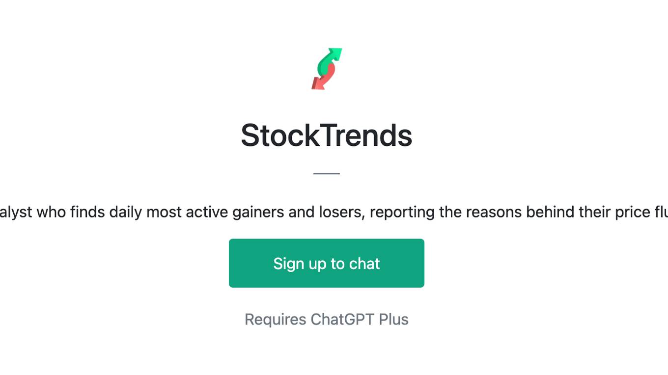 StockTrends Screenshot