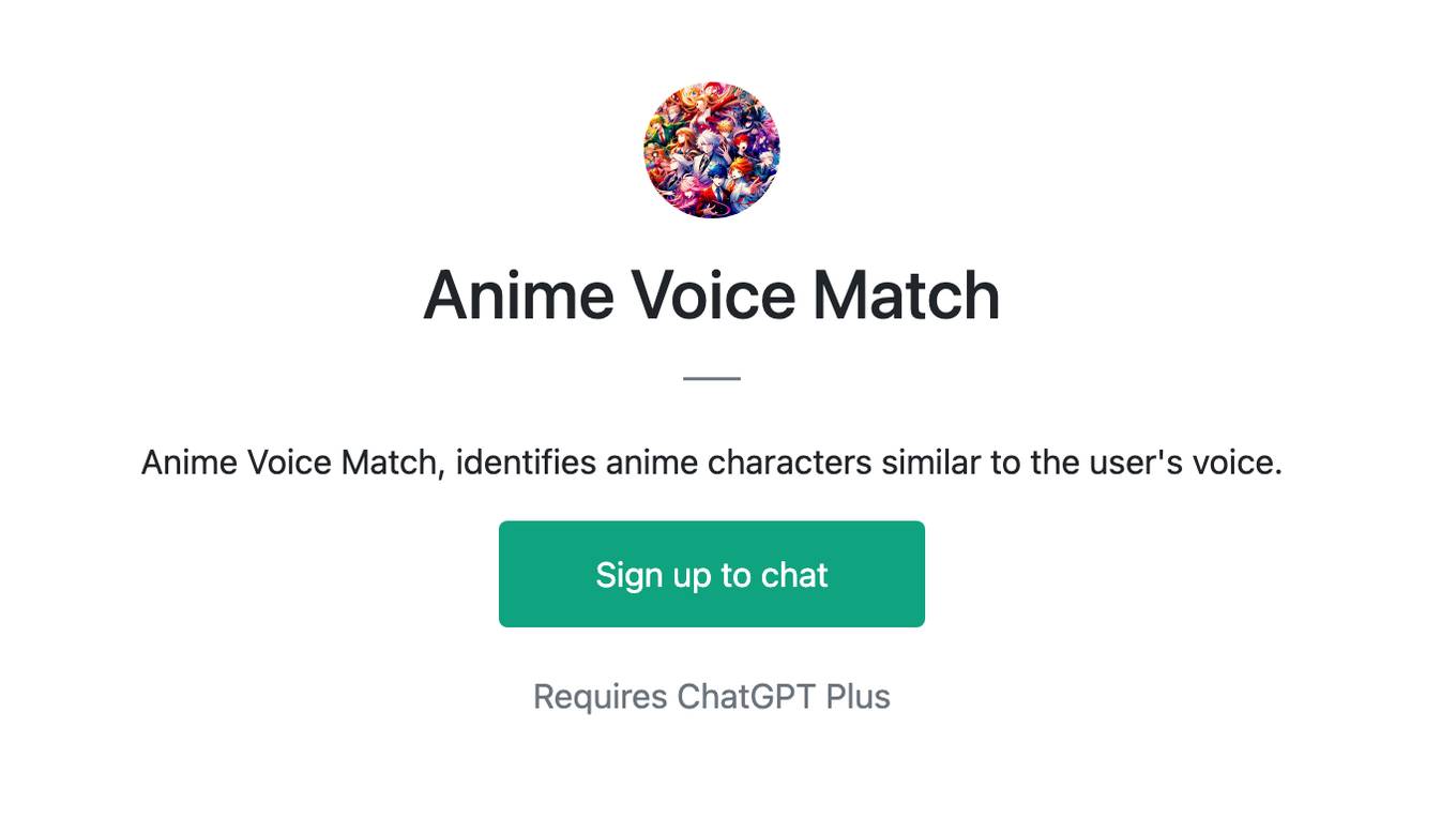 Anime Voice Match Screenshot