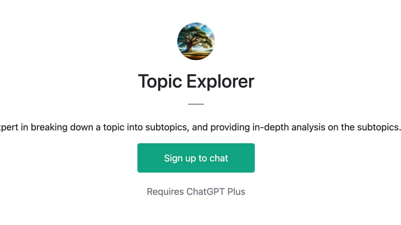 Topic Explorer Screenshot