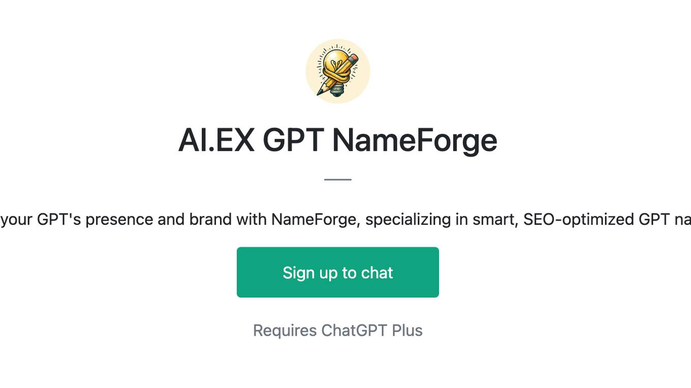 AI.EX  GPT NameForge Screenshot