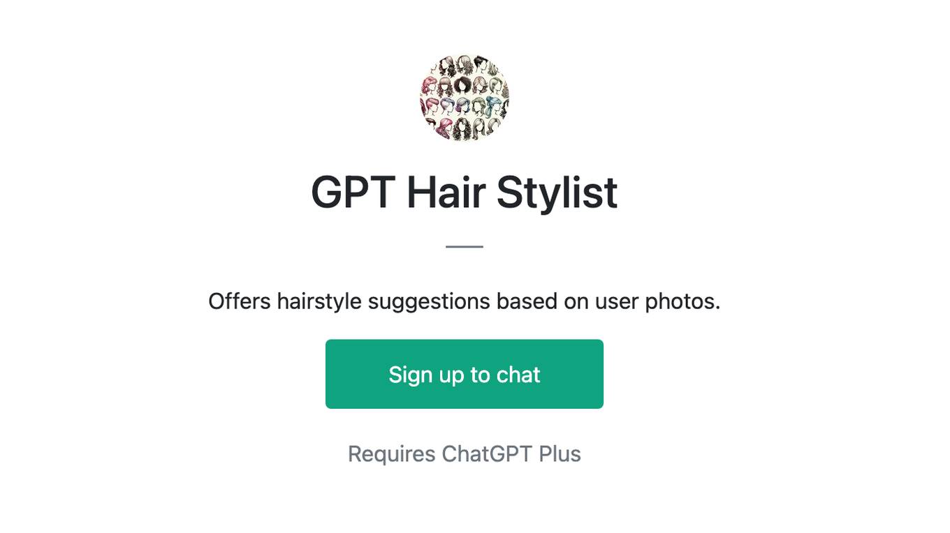 GPT Hair Stylist Screenshot