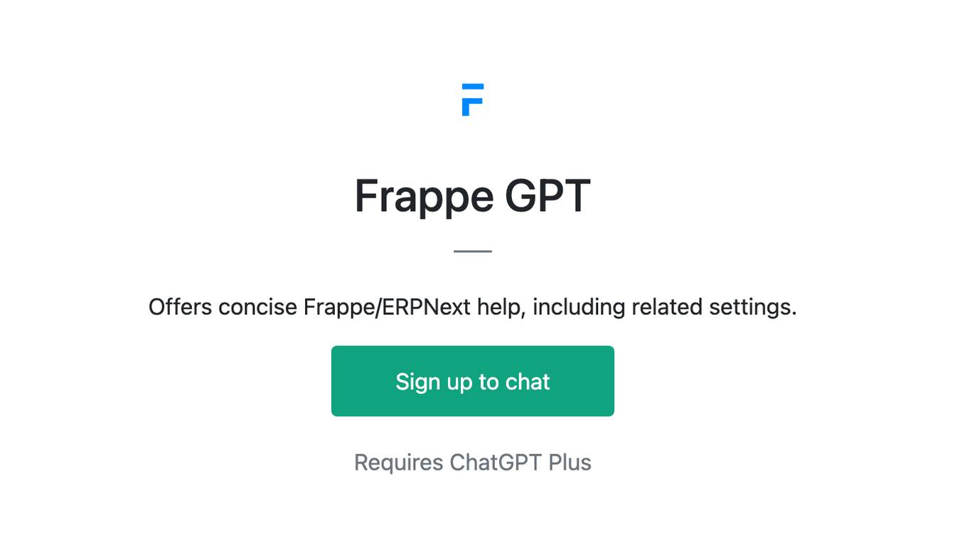 Frappe GPT Screenshot