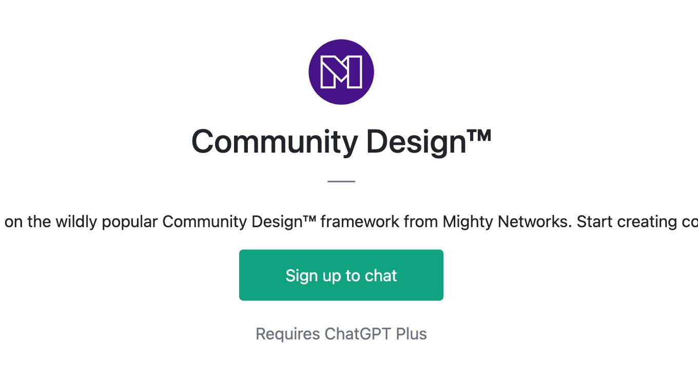 Community Design™ Screenshot