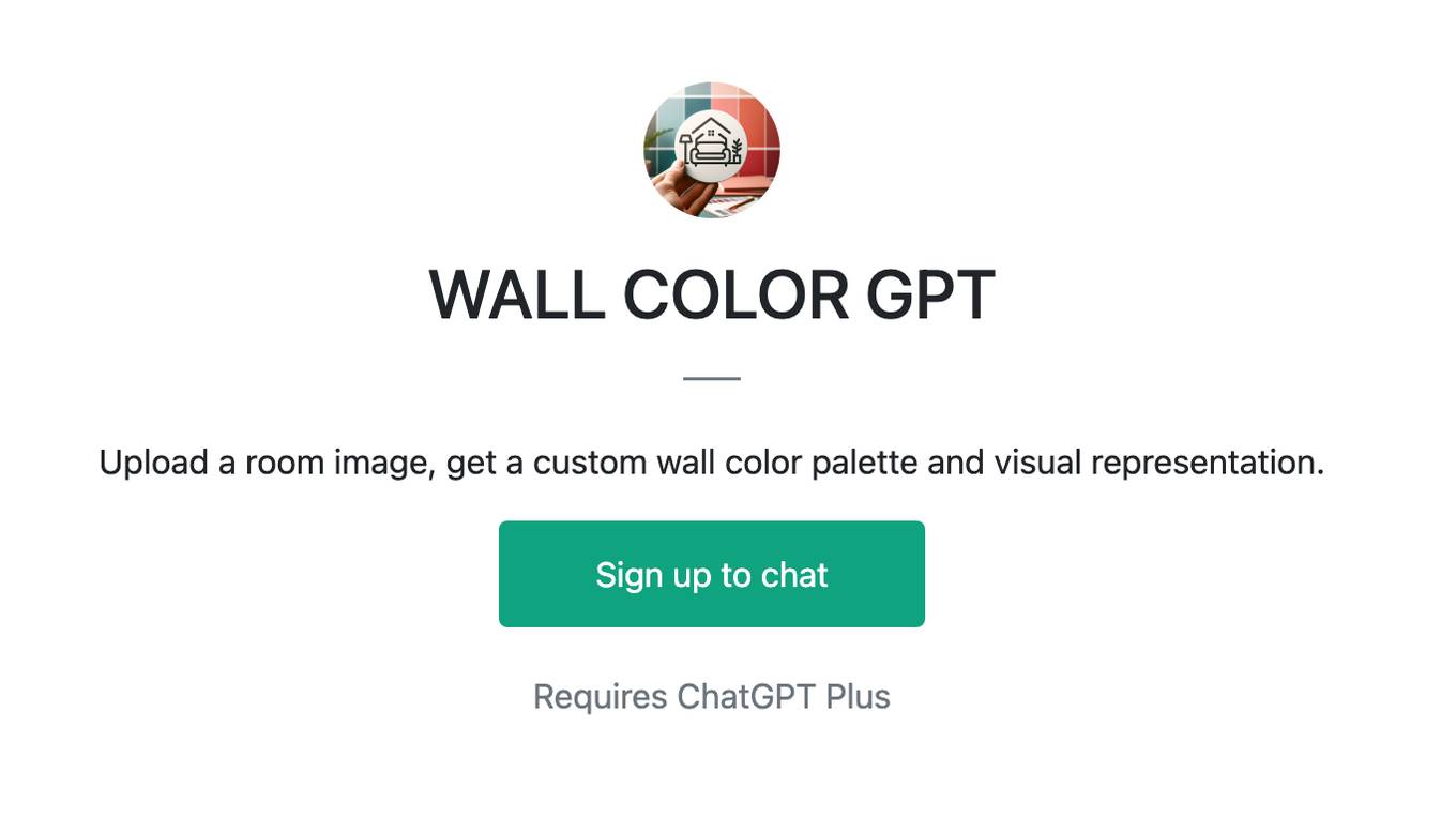 WALL COLOR GPT Screenshot