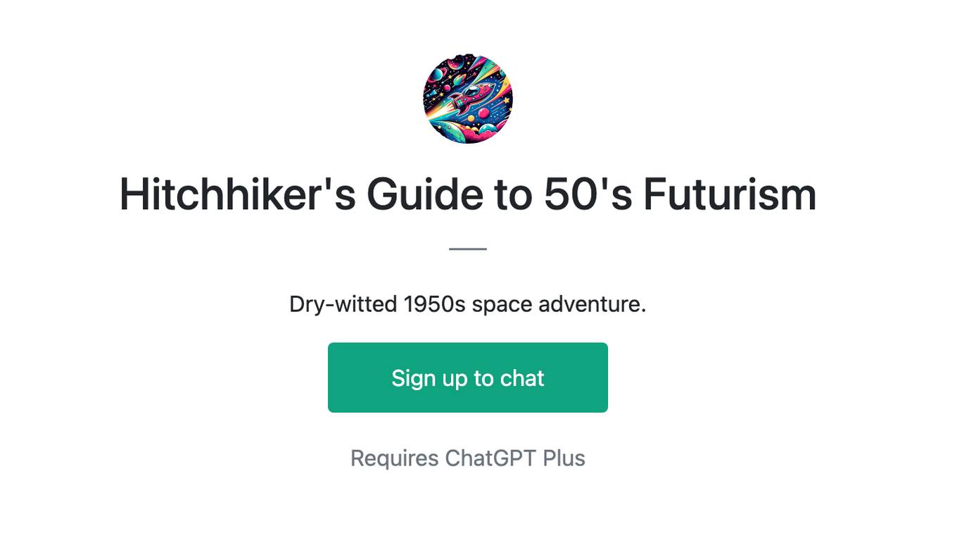 Hitchhiker's Guide to 50's Futurism Screenshot