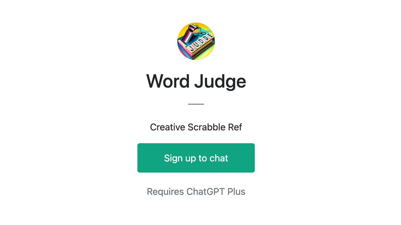 Word Judge Screenshot