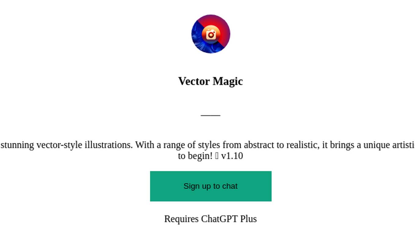 Vector Magic Screenshot