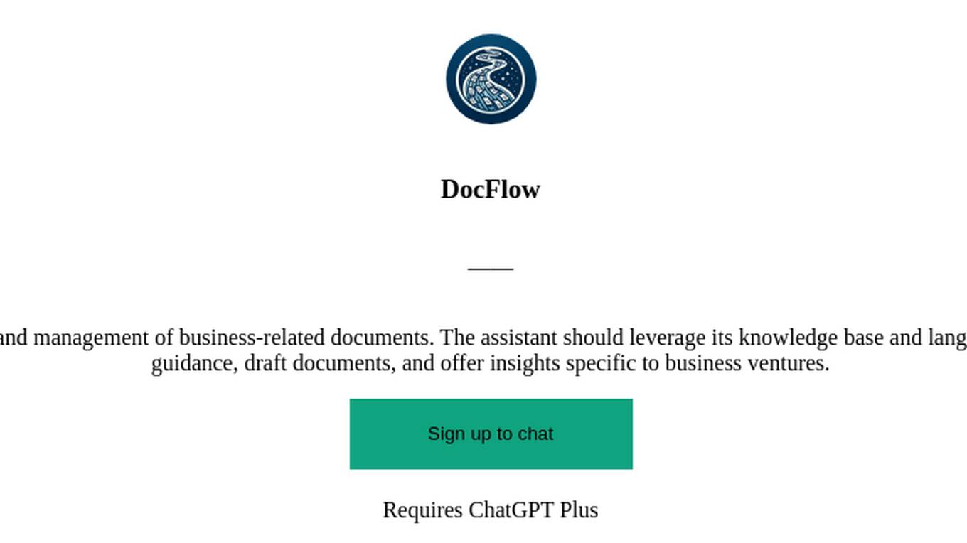 DocFlow Screenshot