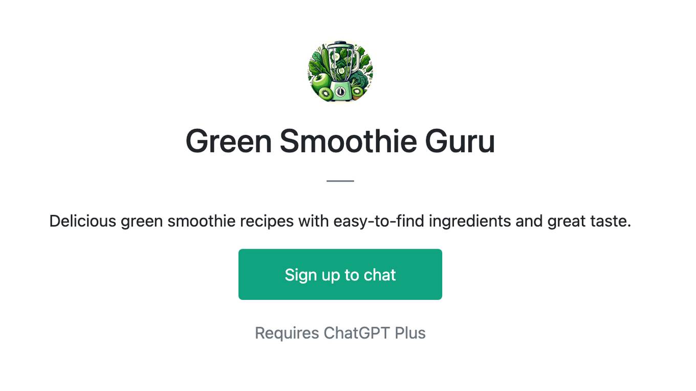 Green Smoothie Guru Screenshot