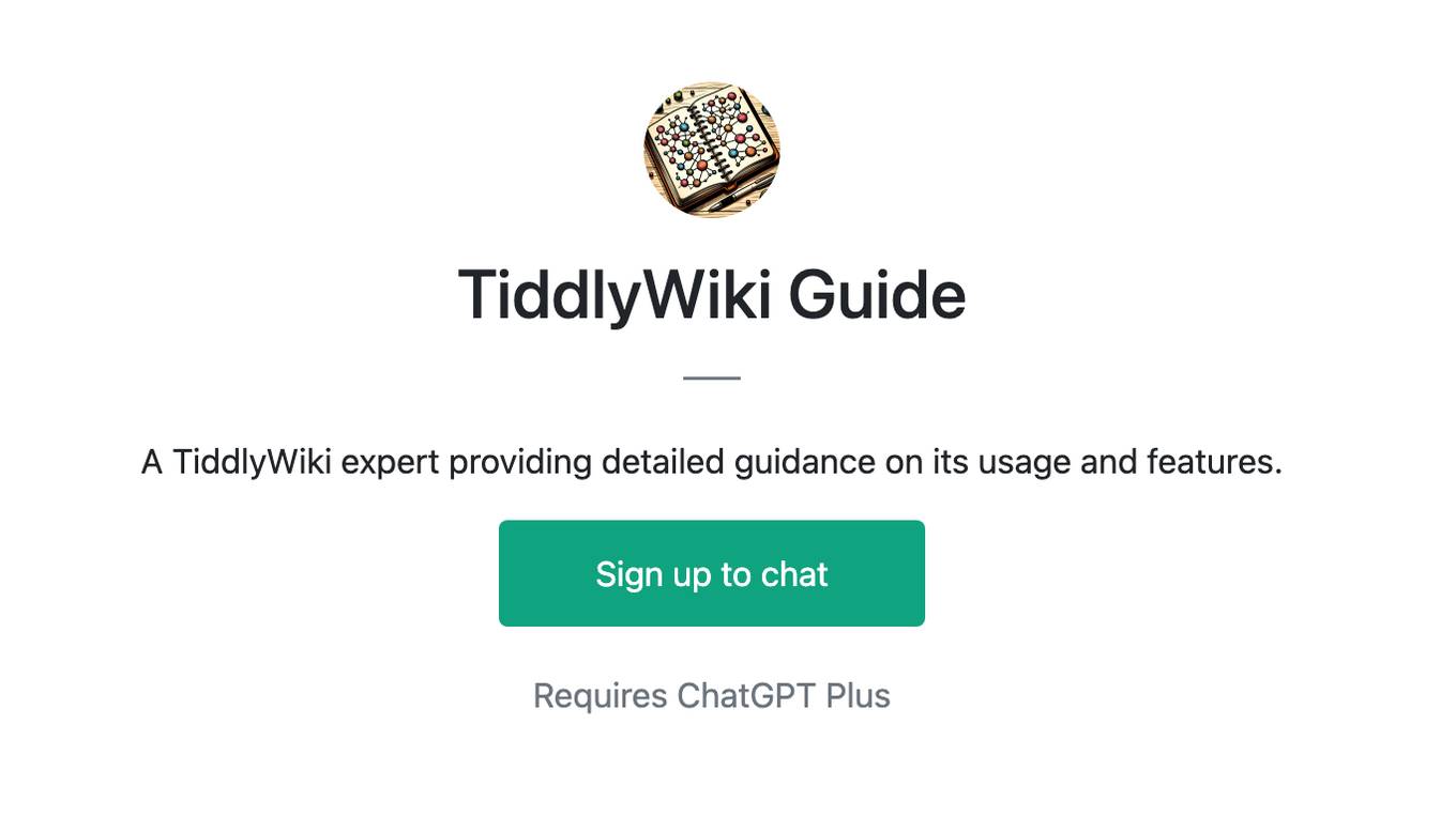 TiddlyWiki Guide Screenshot