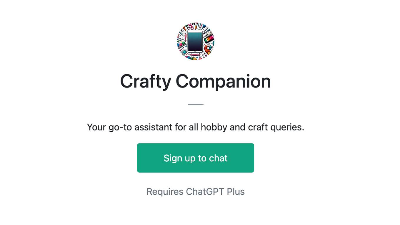 Crafty Companion Screenshot