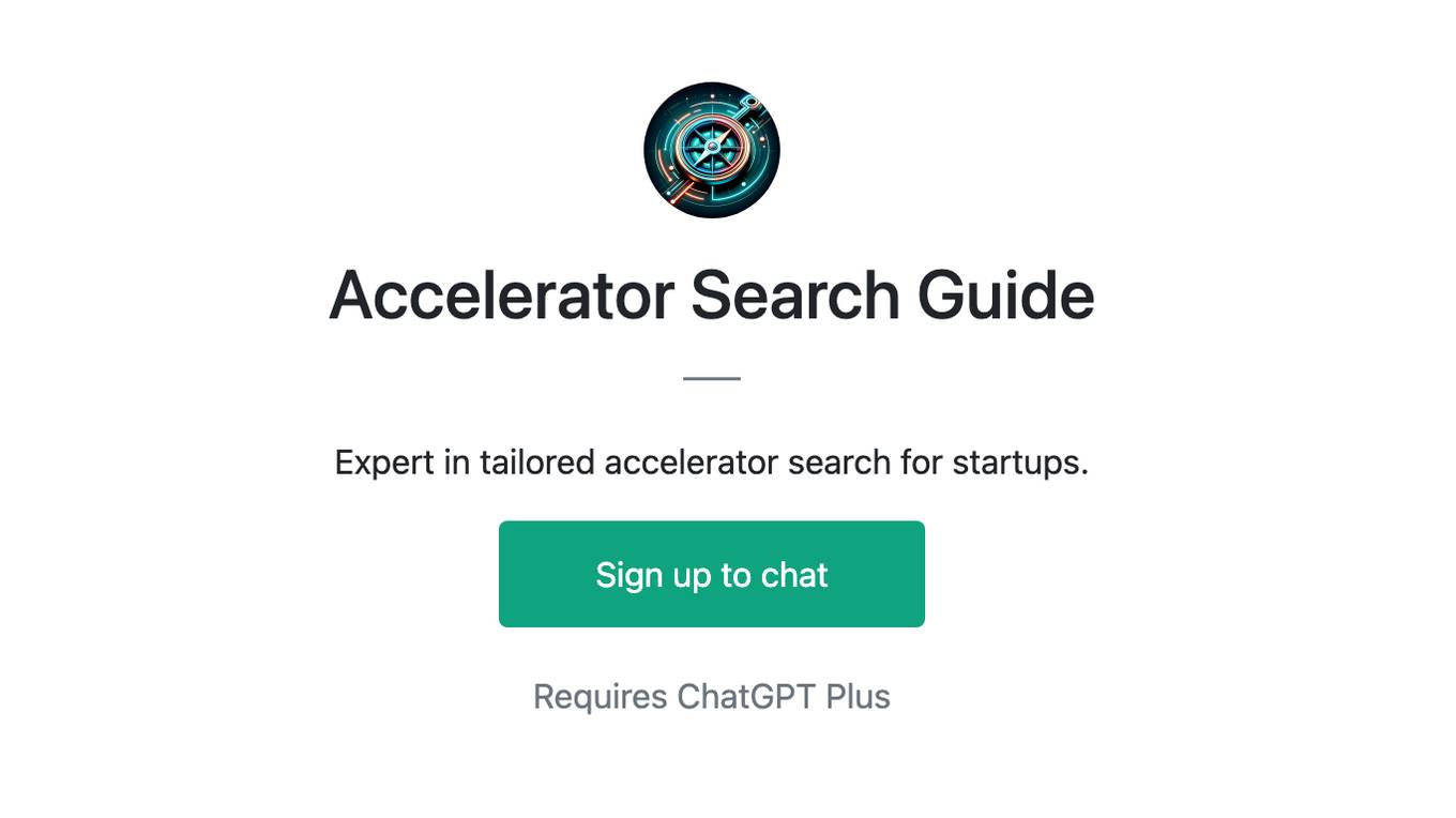 Accelerator Search Guide Screenshot