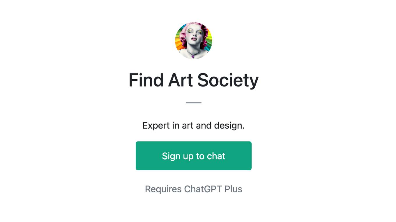 Find Art Society Screenshot