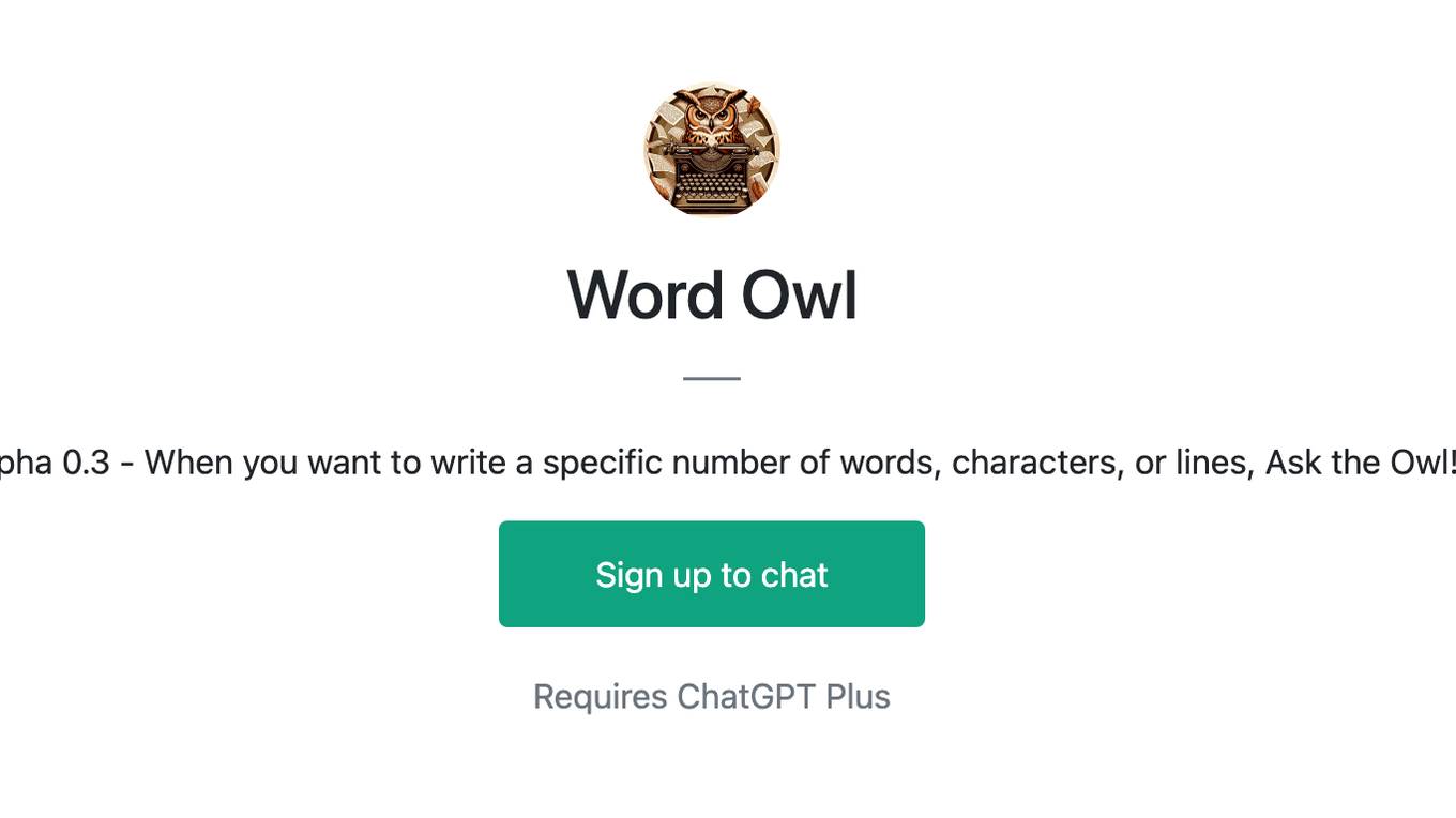 Word Owl Screenshot