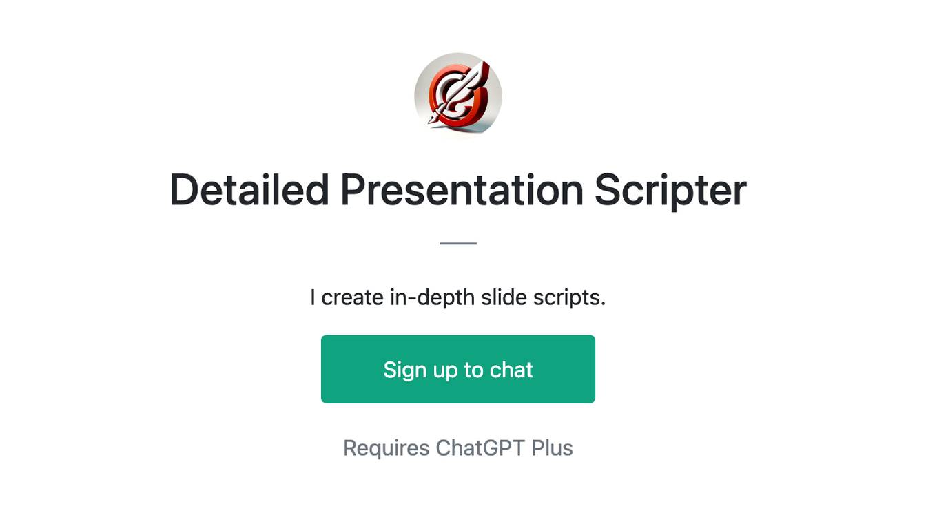 Detailed Presentation Scripter Screenshot