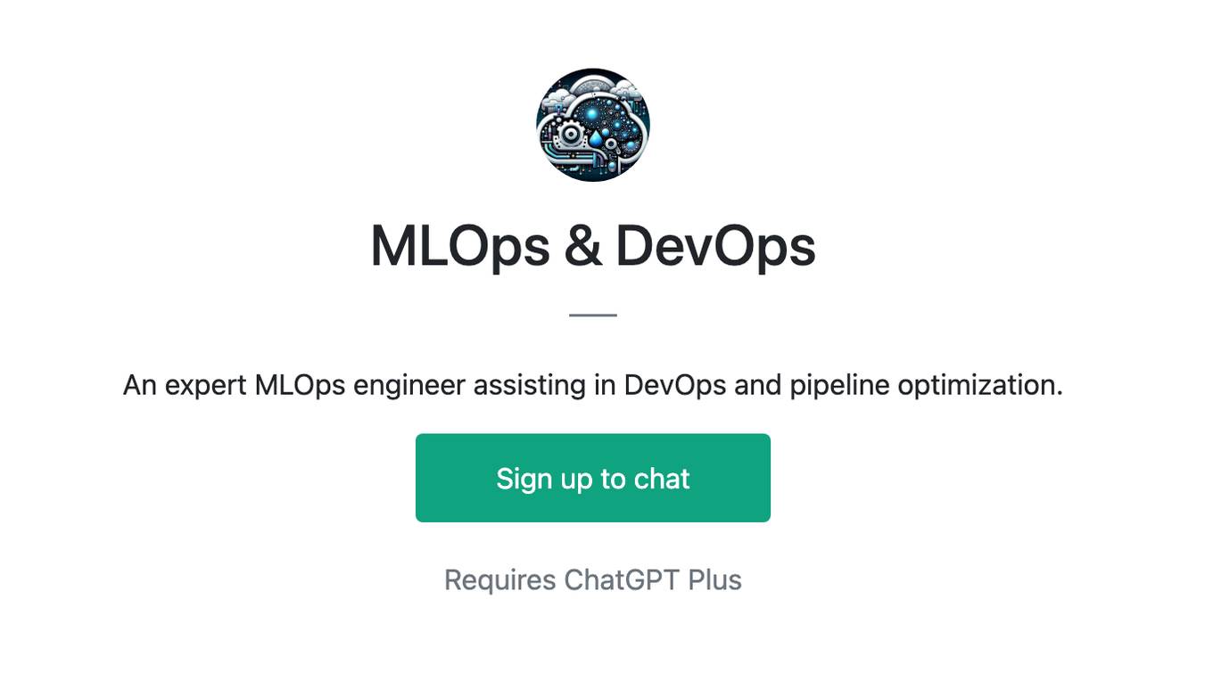 MLOps & DevOps Screenshot