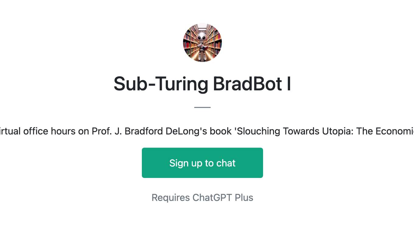 Sub-Turing BradBot I Screenshot