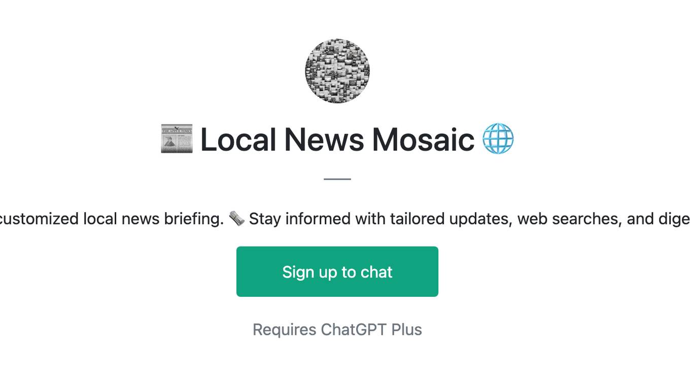 📰 Local News Mosaic 🌐 Screenshot