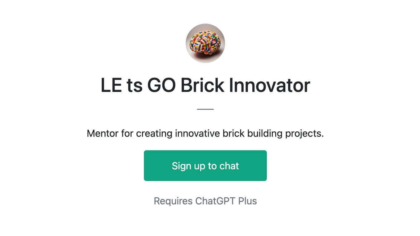 LE ts GO Brick Innovator Screenshot