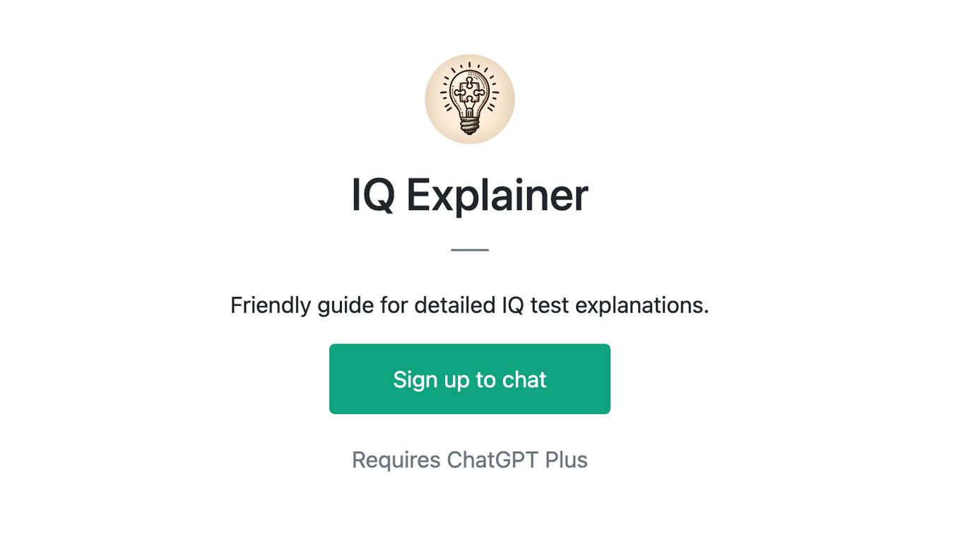 IQ Explainer Screenshot