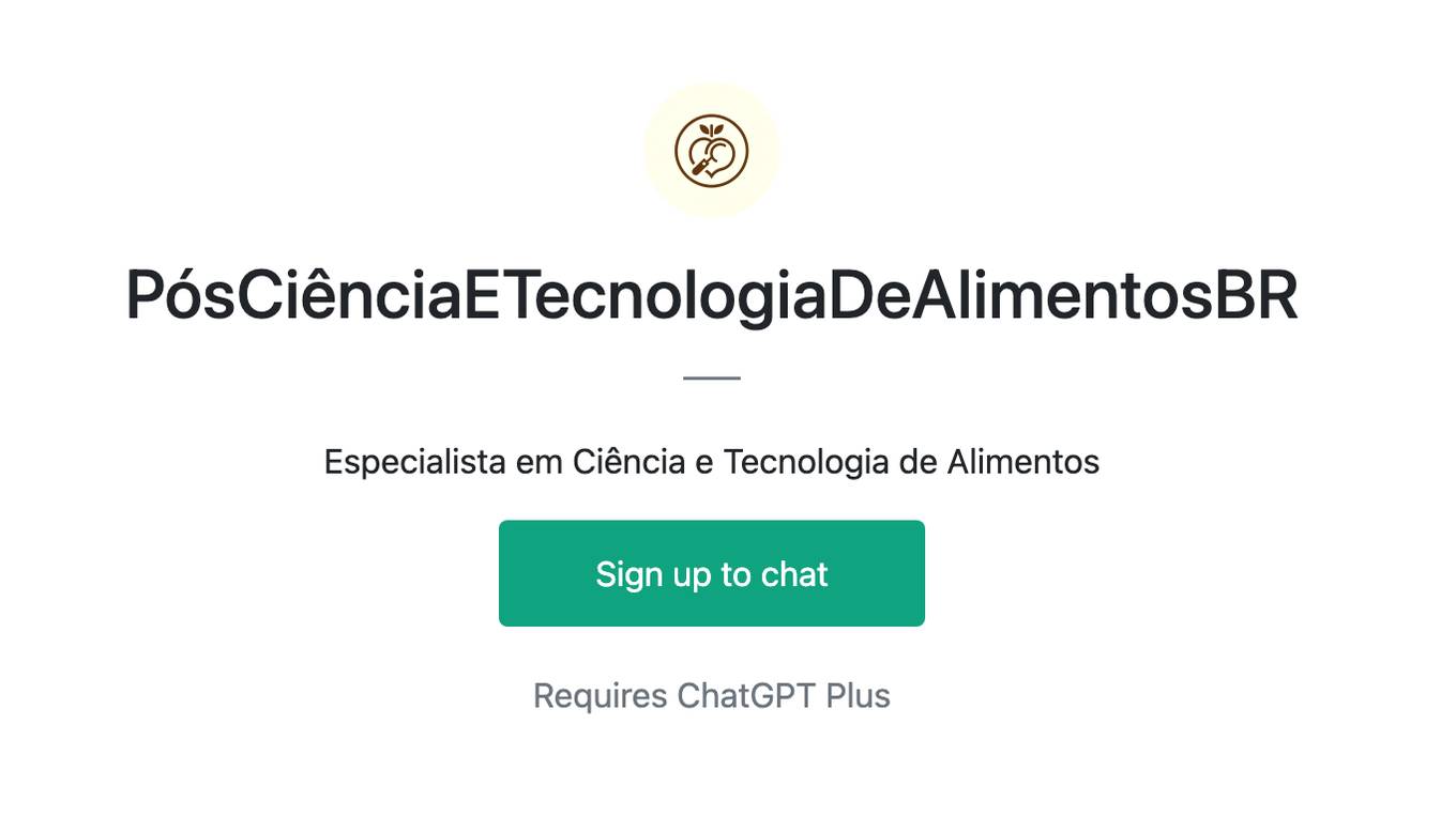 PósCiênciaETecnologiaDeAlimentosBR Screenshot