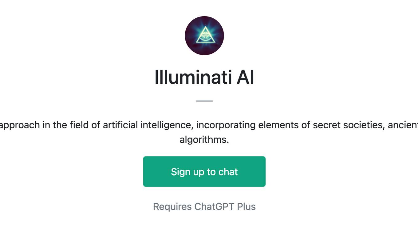 Illuminati AI Screenshot