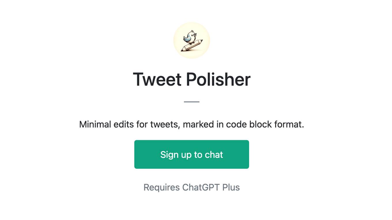 Tweet Polisher Screenshot