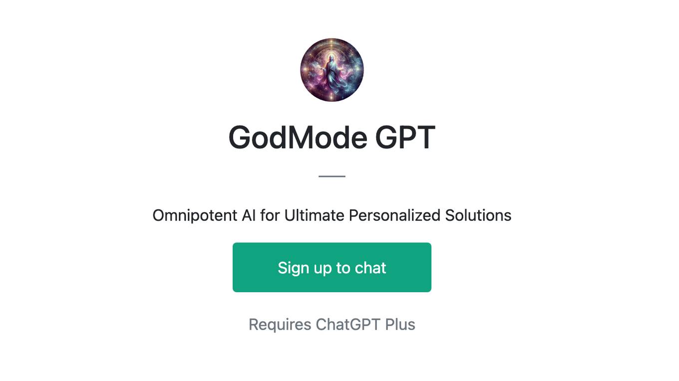 GodMode GPT Screenshot