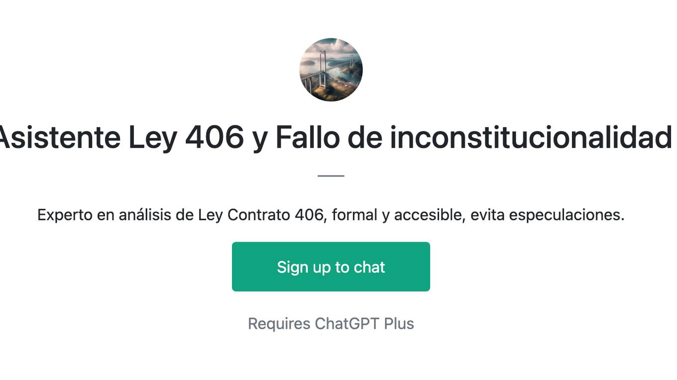 Asistente Ley 406 y Fallo de inconstitucionalidad Screenshot