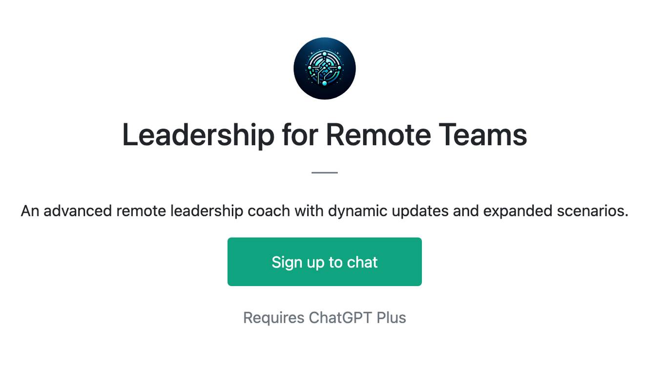 Leadership for Remote Teams Screenshot