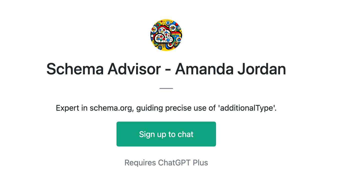 Schema Advisor - Amanda Jordan Screenshot