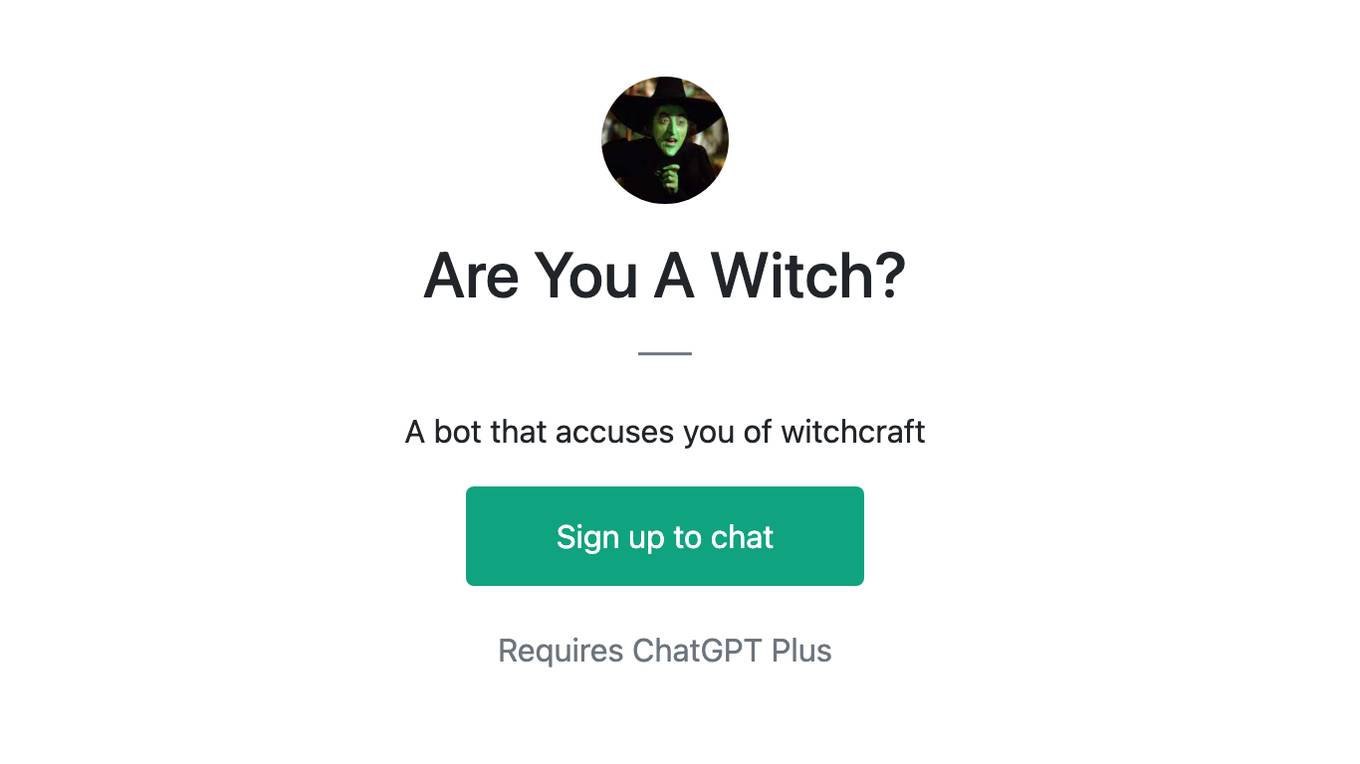 Are You A Witch? Screenshot