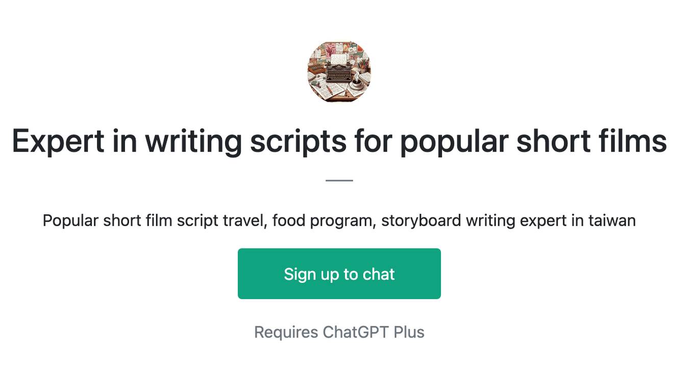 Expert in writing scripts for popular short films Screenshot