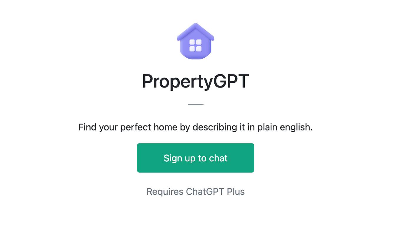 PropertyGPT Screenshot