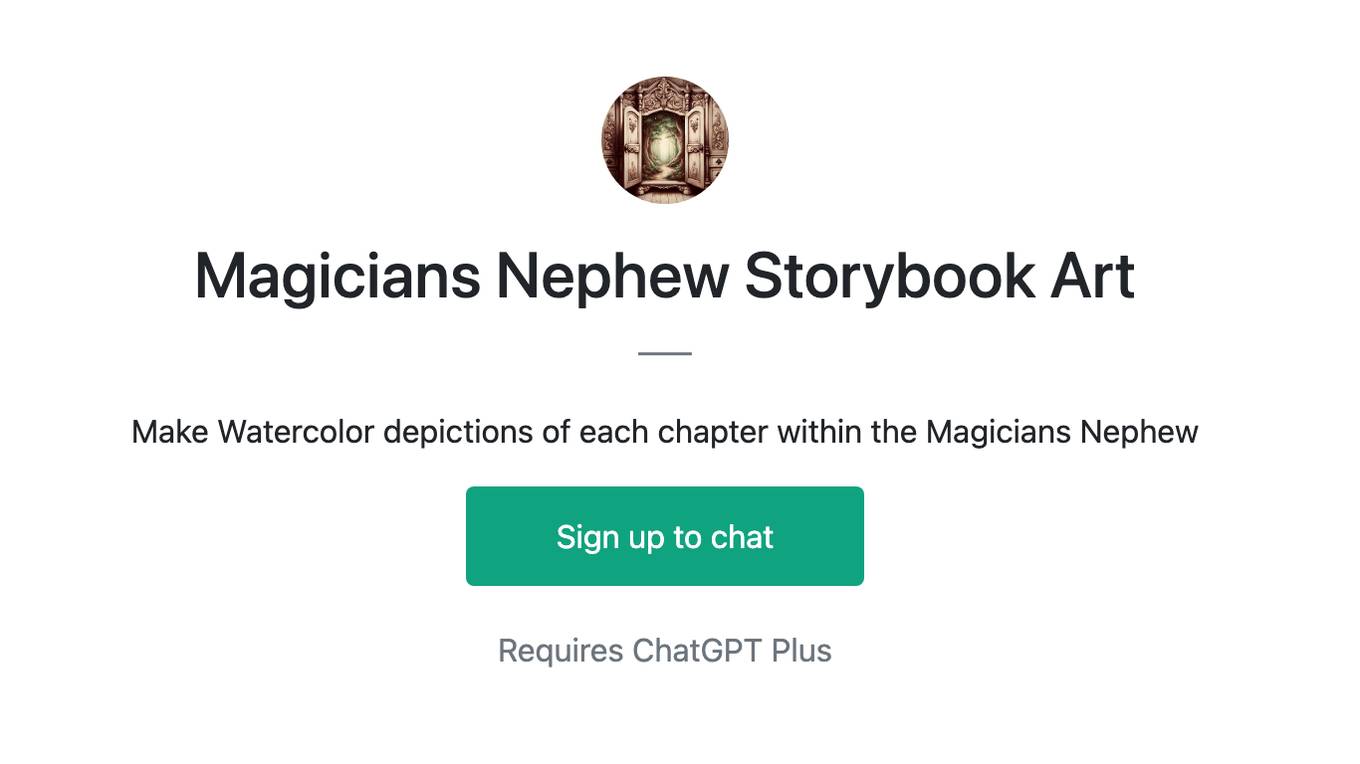 Magicians Nephew Storybook Art Screenshot